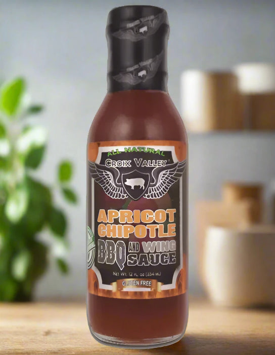 CROIX VALLEY Apricot Chipotle BBQ & Wing Sauce