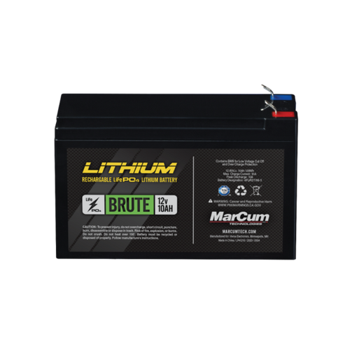 MARCUM LITHIUM 12V 10AH LIFEPO4 BRUTE Battery Only