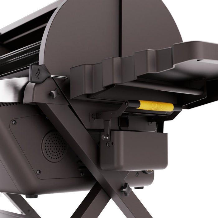 right side of prime1500 pellet grill