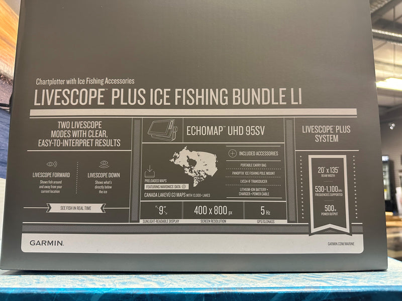 Load image into Gallery viewer, Garmin LiveScope™ Plus Ice Fishing Bundle LI
