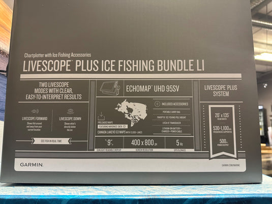 Garmin LiveScope™ Plus Ice Fishing Bundle LI