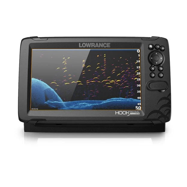 Lowrance HOOK Reveal 9 TripleShot with C-MAP Contour+ Card