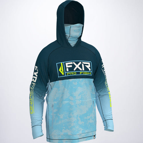 FXR Men's Tournament Pro Hybrid UPF Pullover Hoodie
